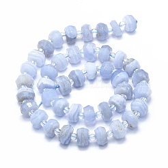 Naturali pizzo blu agata perline fili&nbsp;G-F715-033B