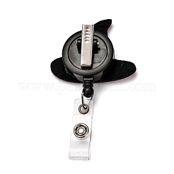 Cappello da strega di halloween glitter polvere feltro e plastica abs bobina badge&nbsp;AJEW-I053-19
