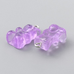 Colgantes de resina transparente&nbsp;RESI-WH0021-61