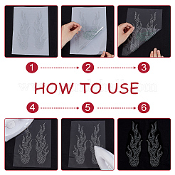Hotfix Glas Strass&nbsp;DIY-WH0349-403B