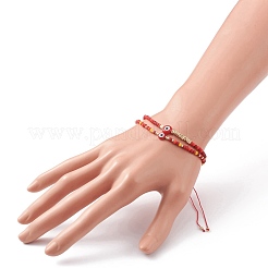 Ensembles de bracelets de perles tressés avec cordon de nylon réglable&nbsp;BJEW-JB05790-01