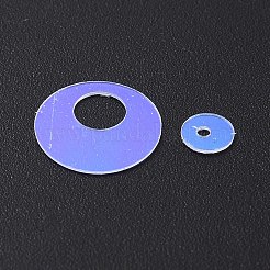 250 pz paillettes/link in pvc iridescente&nbsp;PVC-WH2004-01P