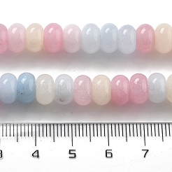Natürliche weiße Jade perlen Stränge&nbsp;G-E507-01N