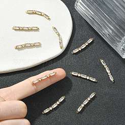 Verbindungsanhänger mit durchsichtigem Zirkonia-Pavé aus Messing&nbsp;XGRQ3P965-641G