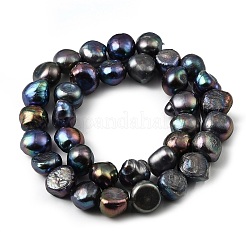 Brins de perles de culture d'eau douce naturelles&nbsp;PEAR-P064-19L-03A