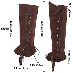 Stiefelüberzug aus Samt&nbsp;AJEW-WH0010-71A