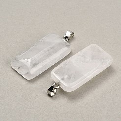 Colgantes de cristal de cuarzo naturales&nbsp;GG-CBAA0EE-01P-20