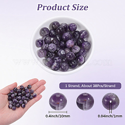 Natürliche Amethyst-Perlenstränge der Güteklasse B&nbsp;G-PA0002-59D