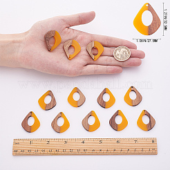 Colgantes de resina & madera&nbsp;RESI-SC0001-17H