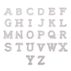 Patchs de strass en résine alphabet&nbsp;DIY-TAC0005-45A