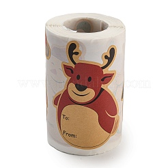 Pegatinas de papel con dibujos animados de temática navideña&nbsp;STIC-P013-09A