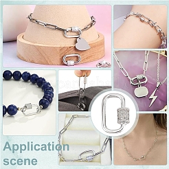 2 pz 925 fermagli in argento sterling con strass&nbsp;FIND-PH0022-30B