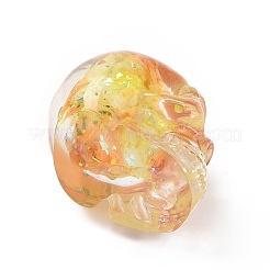 Perle di teschio di fluorite naturale&nbsp;G-P490-02C