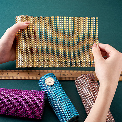 Kunststoff 24 Reihe Strass Mesh Wrap Roll&nbsp;AJEW-TA0001-09