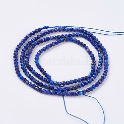 Natürlicher Lapislazuli Perlenstränge&nbsp;G-J376-51A-2mm