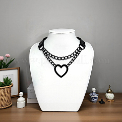 Chocker-Halsketten aus Kunstleder im Punk-Stil&nbsp;NJEW-CL0001-29