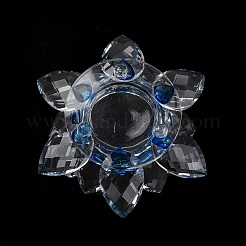 Blumen-Kerzenhalterformen aus natürlichem Quarzkristall&nbsp;AJEW-H154-02C