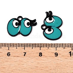 Lackiert Legierung Emaille Anhänger&nbsp;ENAM-T020-27-RS