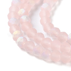 Chapelets de perles en verre imitation jade&nbsp;EGLA-YW0003-19B-19