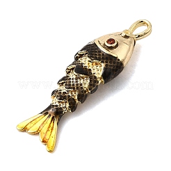 Pendentifs de placage en laiton&nbsp;KK-A268-05G-B02