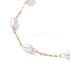 Gliederkettenarmband aus Glasperlen&nbsp;BJEW-JB09238