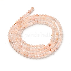 Fili di perle di citrino naturale riscaldate&nbsp;LS-G-RM2025-05A-2mm