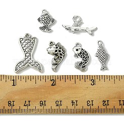 48 Stück 6 Stile Anhänger aus Legierung im tibetischen Stil&nbsp;DIY-FS0005-72