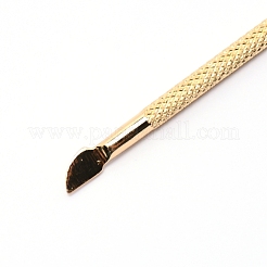 Empujador de cutícula de acero inoxidable de doble cabeza&nbsp;MRMJ-WH0068-95LG