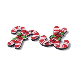 Cabochons acryliques imprimés de style noël&nbsp;LS-MACR-O045-01F