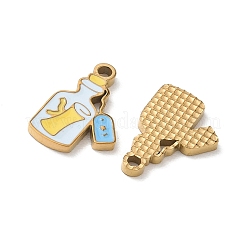 Pendentifs en acier inoxydable 304 émaillés&nbsp;SA-CBA7876-03G