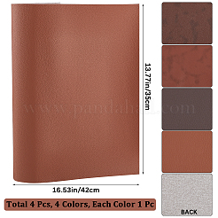 4 patch de réparation en cuir PU 4 couleurs&nbsp;DIY-CP0011-40A