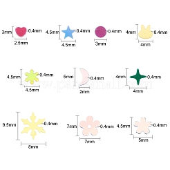 10 Arten Macaron-Farbornament-Accessoires&nbsp;PVC-CJ0001-01