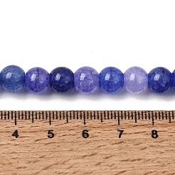 Chapelets de perles en verre craquelé&nbsp;GLAA-F098-05C-11