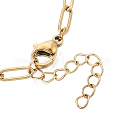 Collares de cadena con clip de acero inoxidable 304 unisex de 3 mm&nbsp;STAS-Q113-14G-02