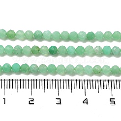 Natürliche Chrysopras-Perlenstränge&nbsp;G-B088-C19-03