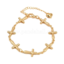 304 Edelstahl-Kreuzgliederkettenarmbänder&nbsp;BJEW-D359-13B-G