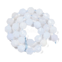 Natürlichen blauen Chalcedon Perlen Stränge&nbsp;G-O201B-134G