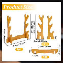 3-stufiger Präsentationsständer für Holzschwerter&nbsp;ODIS-WH0004-12