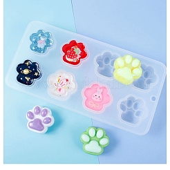 Katzenfußabdruck Silikonformen&nbsp;LS-DIY-WH0203-30