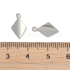Anlaufgeschützte Charms aus Edelstahl 201&nbsp;STAS-C108-51P