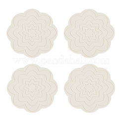 4 Silikon-Platzset&nbsp;AJEW-TA0005-87C