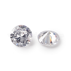 Cabujones de circonita cúbica en forma de diamante de grado transparente, facetados, 7x4mm
