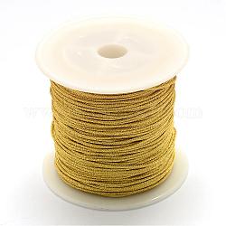 Filo nylon, con cavi metallici, oro, 0.3mm, circa 185.91 iarde (170 m)/rotolo