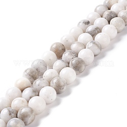 Brins de perles de dolomite naturelles, ronde, 10mm, Trou: 1.2mm, Environ 42 pcs/chapelet, 16.34 pouce (41.5 cm)