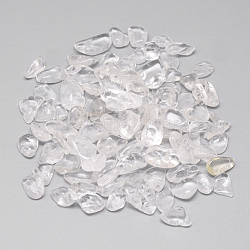 Natürlichem Quarz-Kristall-Perlen, Bergkristallperlen, getrommelt Stein, kein Loch / ungekratzt, Pommes frites, 8~20x5~10x1~7 mm