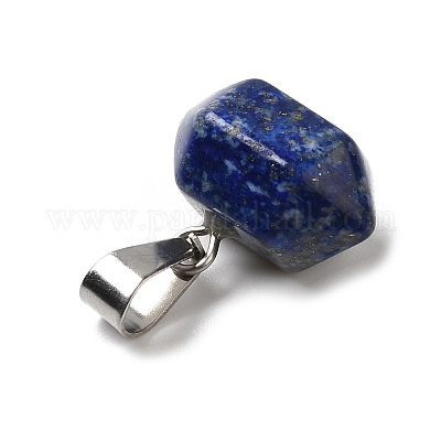 Pendentif En Lapis Lazuli Brut - Bleu - Neuf Avec étiquettes - Bijou Naturel Zen