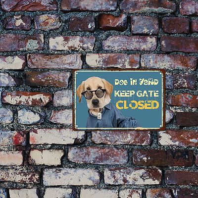 Rechteckiges Metalleisen-Schildplakat&nbsp;AJEW-WH0157-336-1