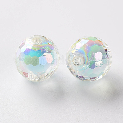 Perles en acrylique transparente&nbsp;TACR-S152-14B-A07-1