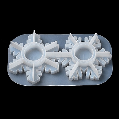 Moule En Silicone De Noël - 6 Pièces Moule De Moulage Pour Bougeoir