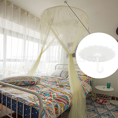 Wholesale GORGECRAFT 2 Set Ceiling Mosquito Net Hooks Bunk Bed Hanger Hook  Super Glue Canopy Bed Hooks for Hanging Mosquito Net 